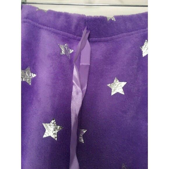 Roll Outta Bed Women's Stars Print Fleece Pajama Pants Sleepwear Pick Your Size - Picture 4 of 6
